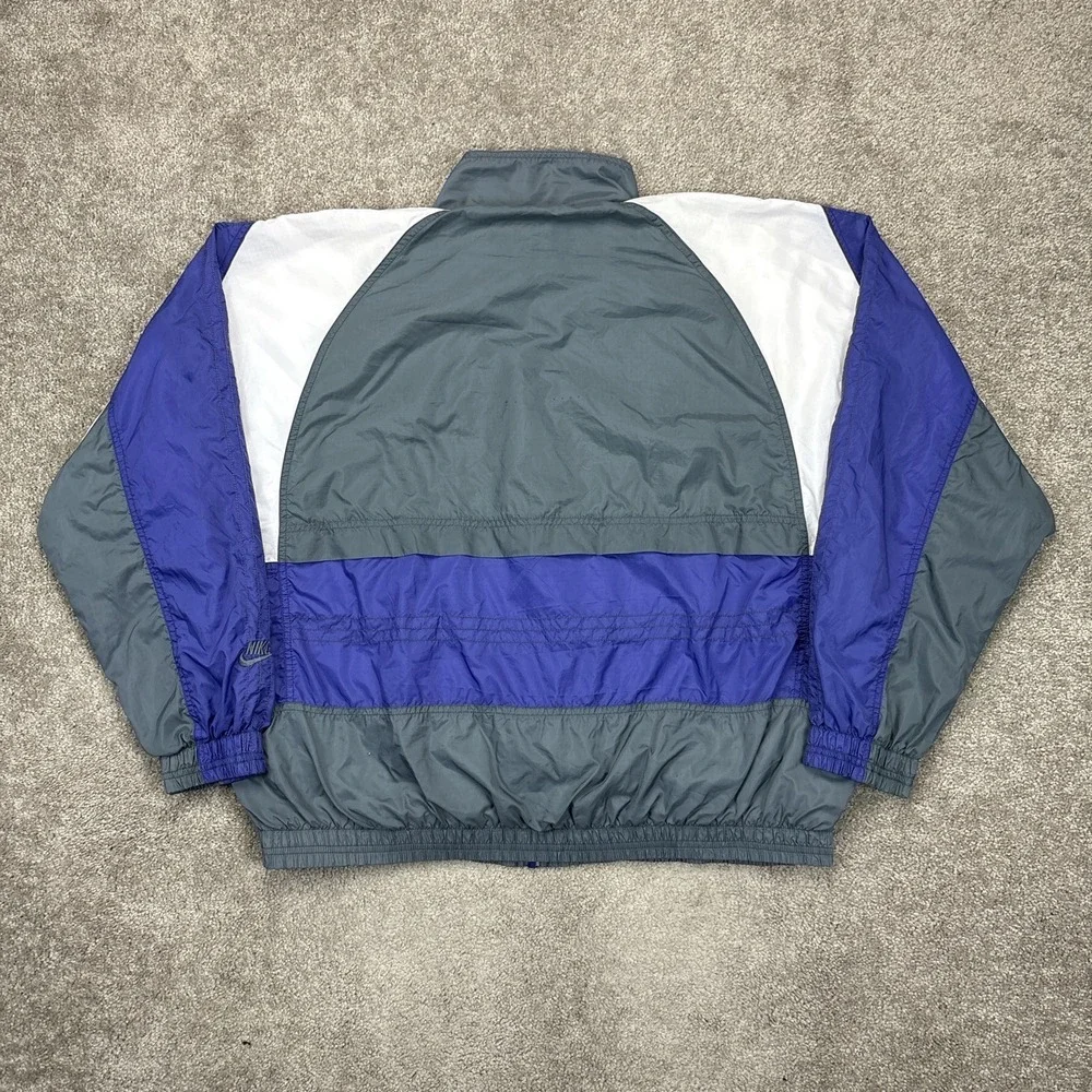 Vintage 90s Nike Big Swoosh Windbreaker Jacket XL